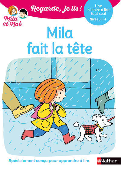 Ref. 9782095016258, Regarde je lis ! une histoire à lire tout seul - mila fait la tête..., marque NATHAN