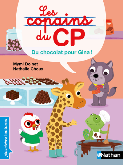 Ref. 9782095017675, Les copains du CP: du chocolat pour gina !, marque NATHAN