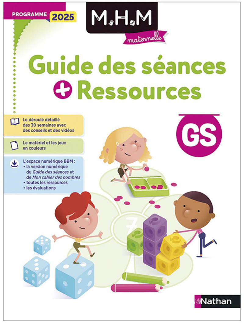 Ref. 9782095046644, Mhm - GS - guide des séances + ressources - edition 2025, marque NATHAN