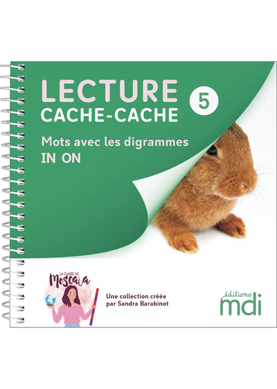 Ref. 9782223010943, Lecture cache-cache - livre 5 - digrammes on, in, marque NATHAN