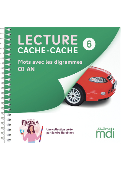 Ref. 9782223010950, Lecture cache-cache - livre 6 - digrammes oi, an, marque NATHAN