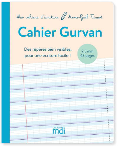 Ref. 9782223114160, Mdi mes cahiers d'écriture cahier gurvan 2,5mm