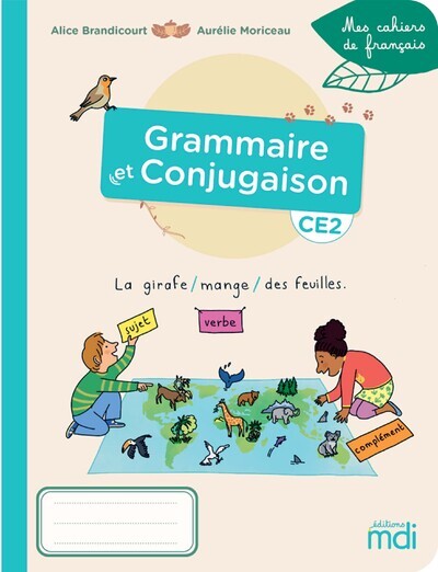 Ref. 9782223114580, Mes cahiers de français - cahier grammaire-conjugaison CE2