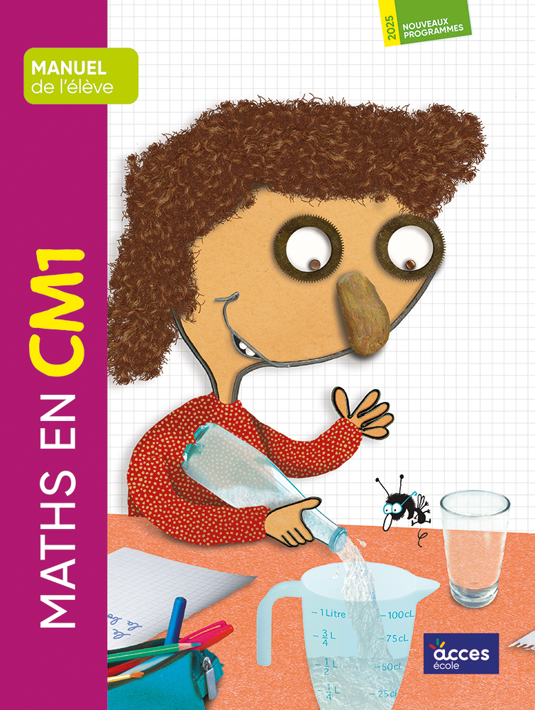 Ref. 9782383212232, Maths en CM1 - manuel de l'élève