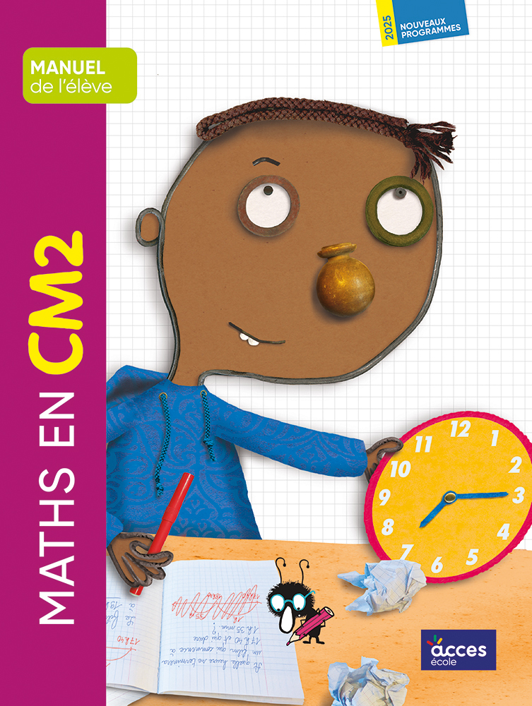 Ref. 9782383212249, Maths en CM2 - manuel de l'élève