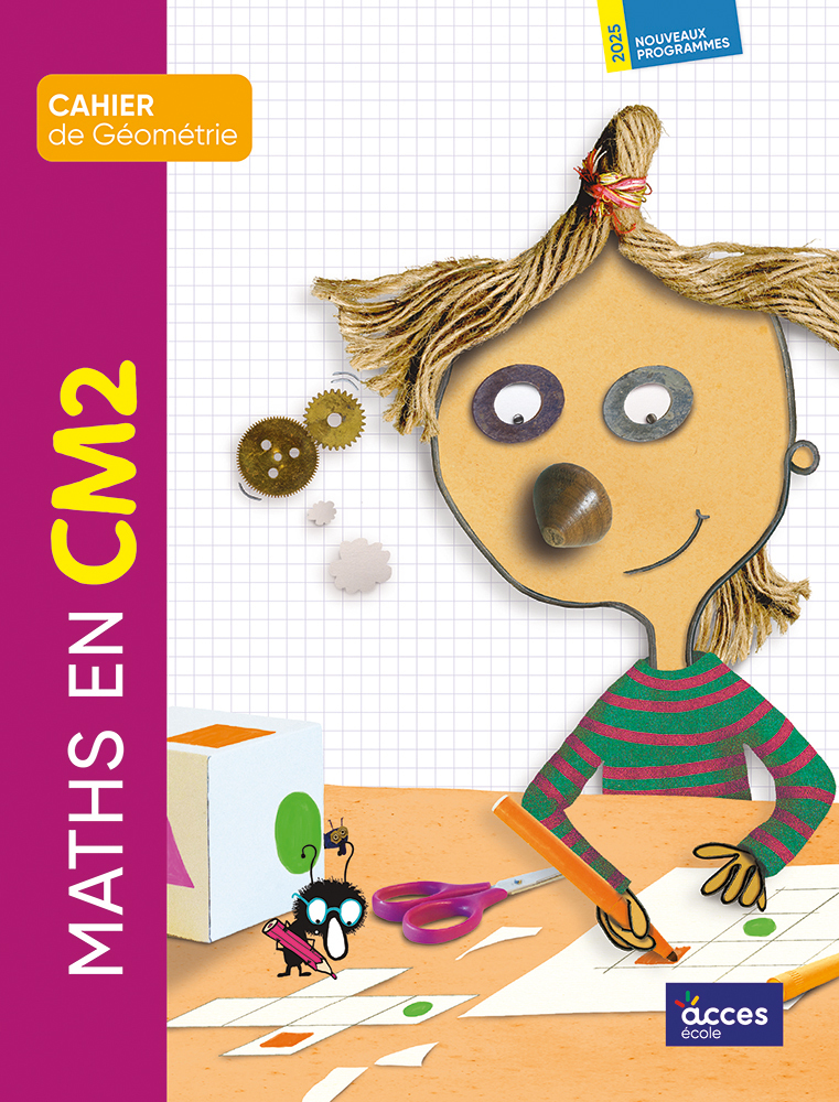 Ref. 9782383212270, Cahier de géométrie - maths en CM2