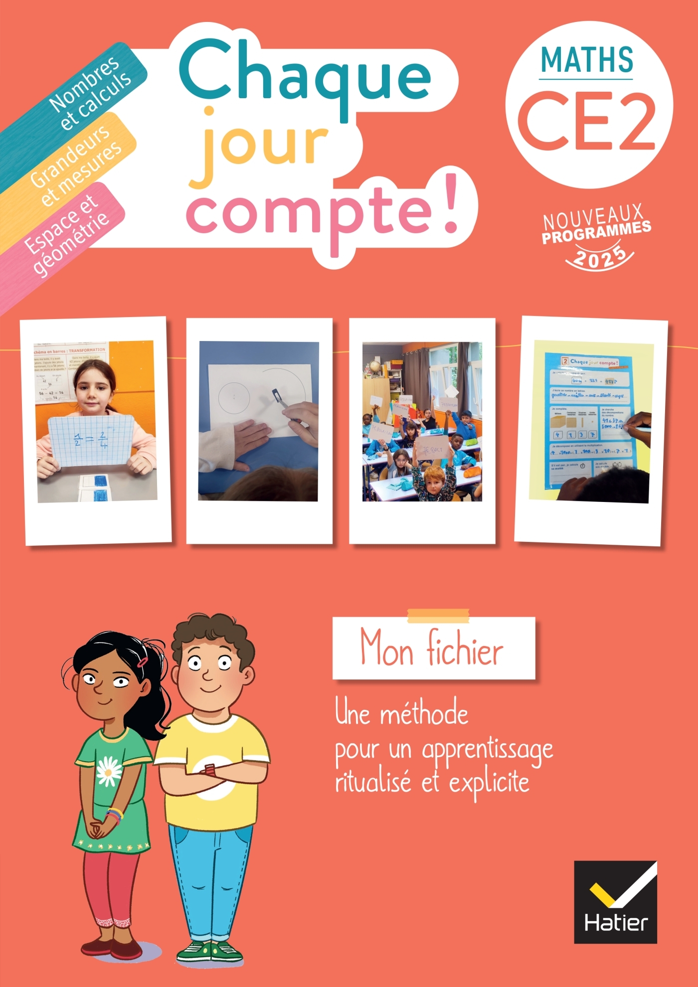 Ref. 9782401115729, Chaque jour compte - maths CE2 - ed. 2025 - fichier élève