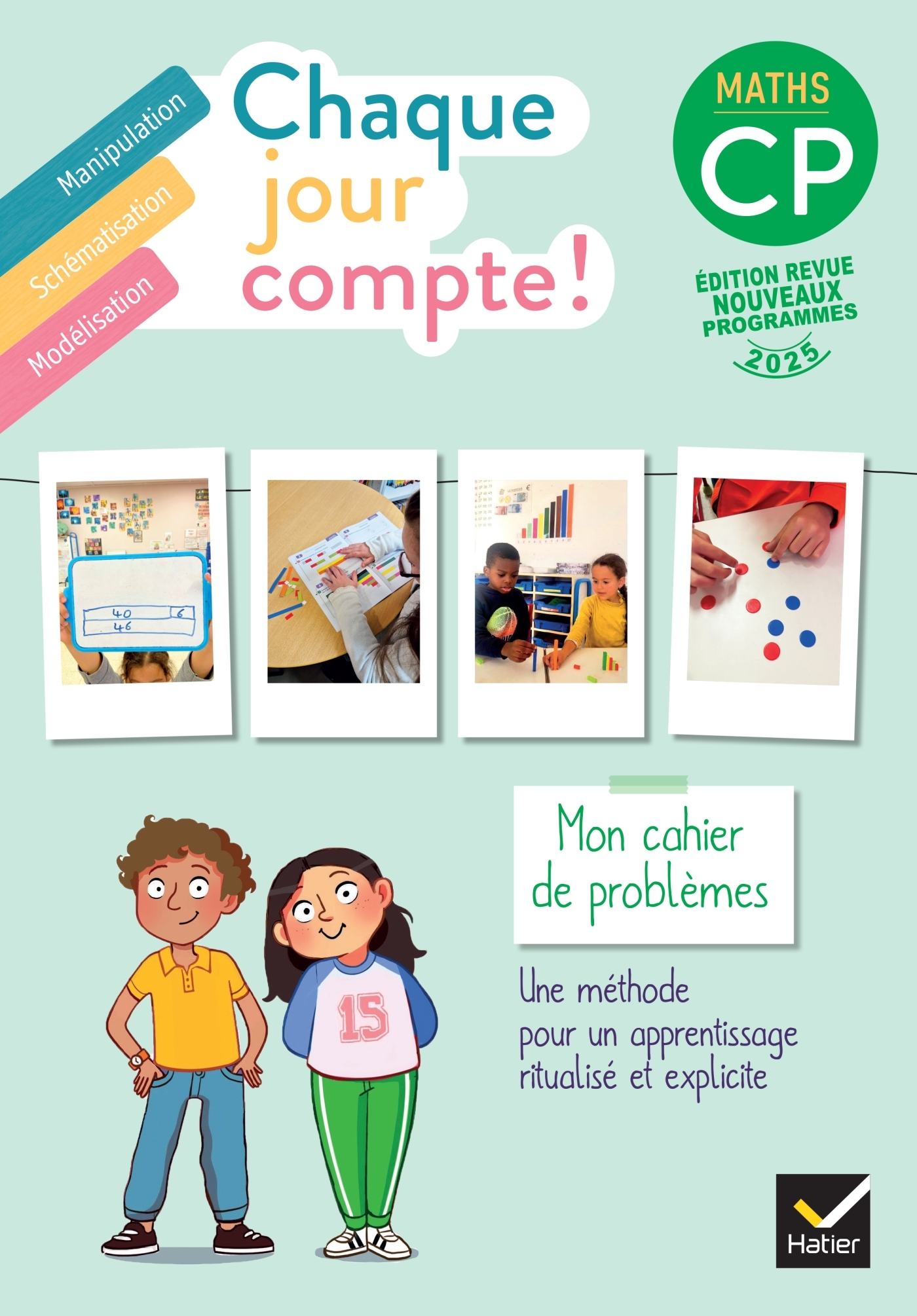 Ref. 9782401115750, Chaque jour compte - maths CP - ed. 2025 - cahier de problèmes