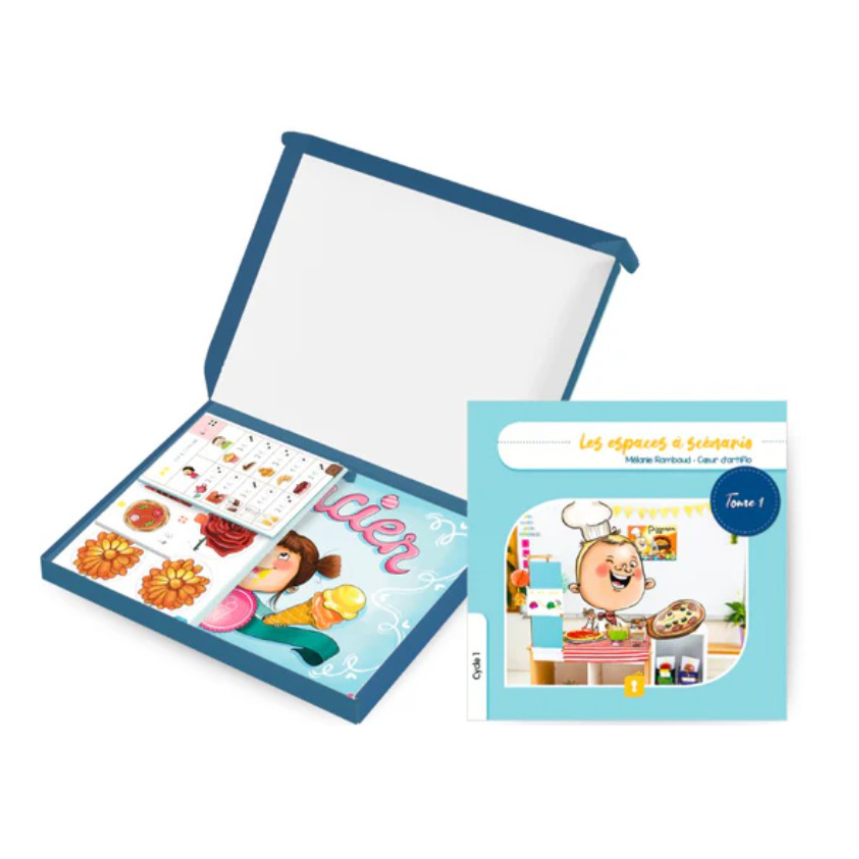 Ref. 9782492471490, Les espaces a scenario — t1 — livre + coffret