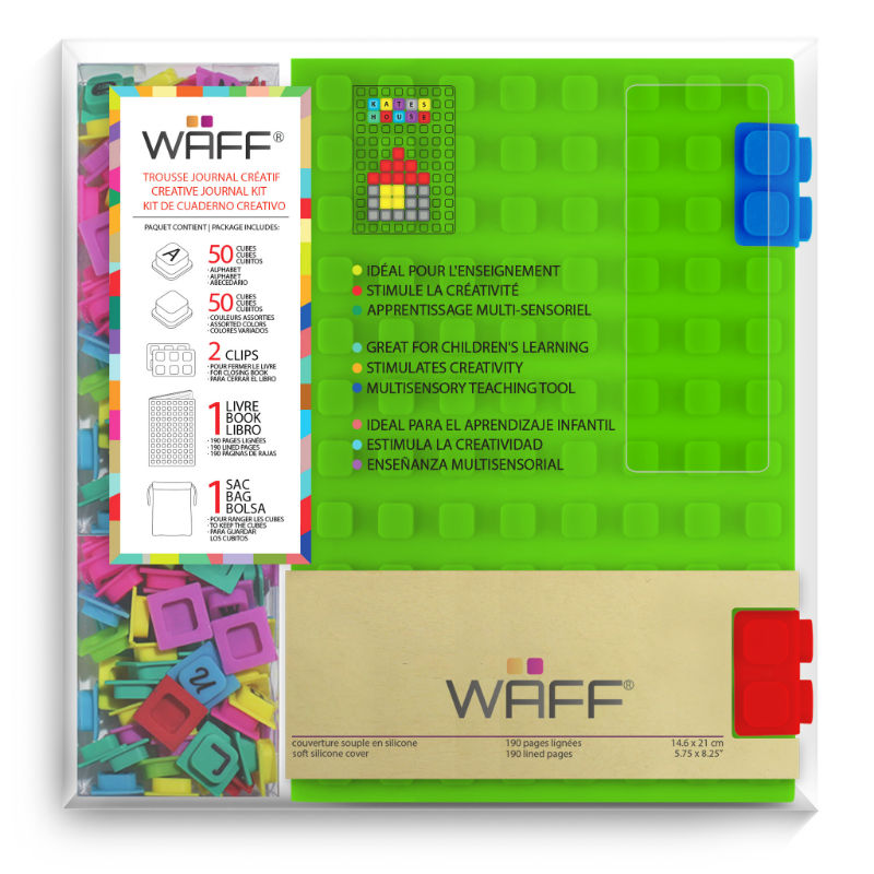 Image de  Journal creatif combo a5 vert 