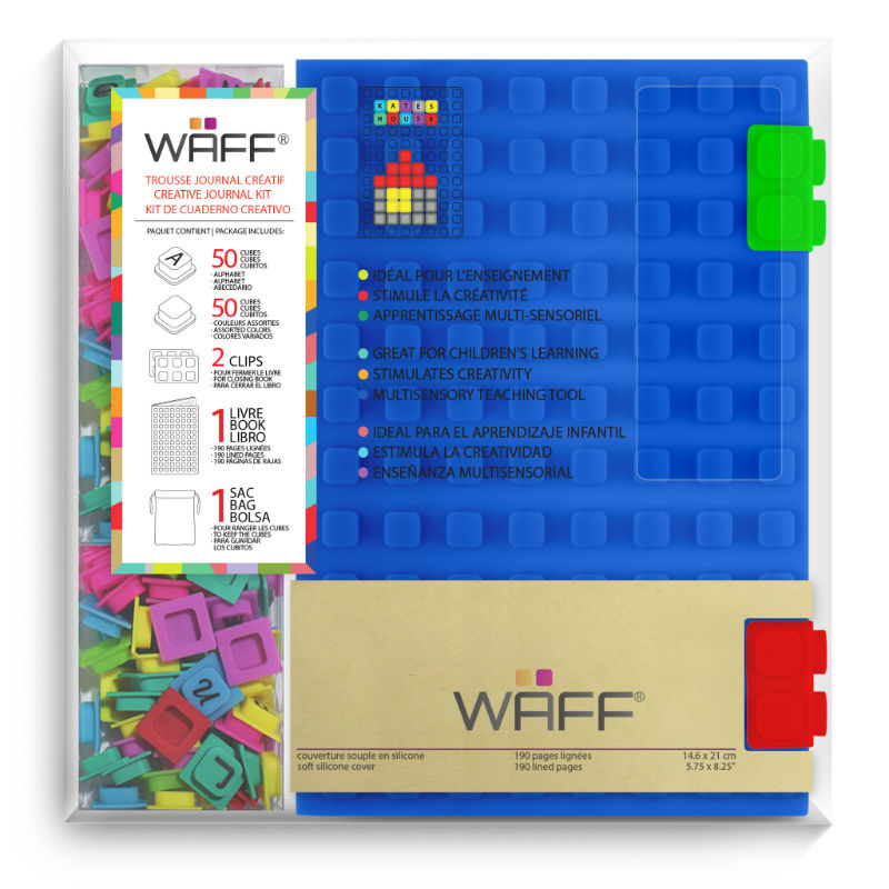 Image de  Journal creatif combo a5 bleu 