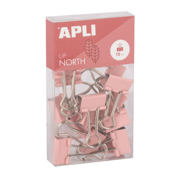 Image de  Pinces à clip Up North rose 19mm 