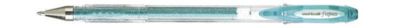 Image de  Stylo bille Signo pailleté vert 