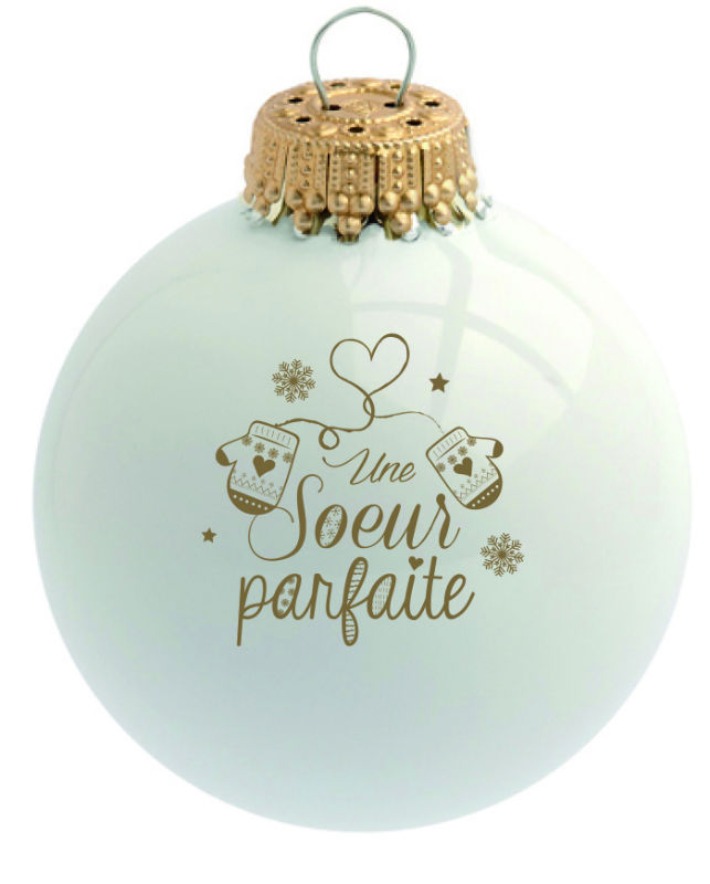 Image de  Boule en verre une soeur parfaite 
