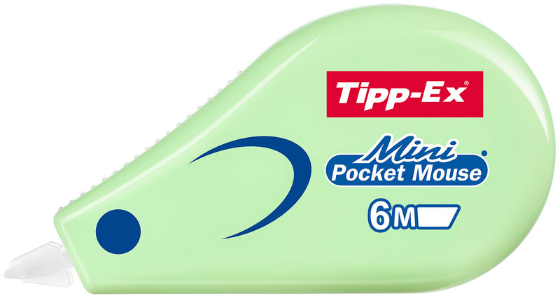 Ref. BIC302817, Mini correcteur Tipp-Ex Pocket Mouse pastel - Coloris Aléatoires, Assorties, marque BIC