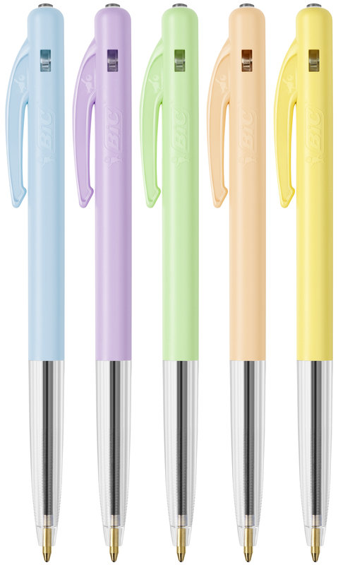 Ref. BIC303238, Stylo bille M10 Pastel - Coloris Aléatoires, Assorties, marque BIC
