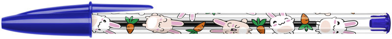 Ref. BIC304254L, Stylo bille Bic Cristal Kawaii lapin bleu, Bleu, marque BIC