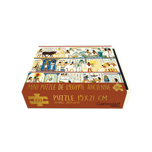 Ref. CARBOPUZ34, Cartes d'Art - Mini puzzle Egypte - 100 pièces, marque CARTESDART