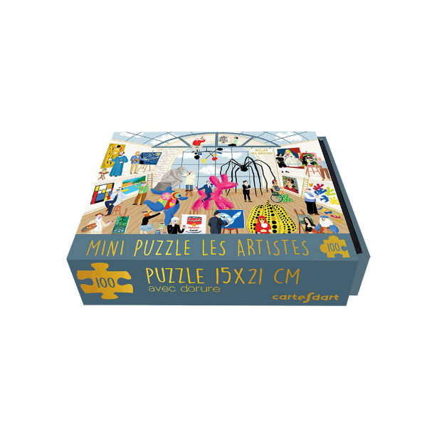 Ref. CARBOPUZ66, Cartes d'Art - Mini puzzle atelier d'artistes - 100 pièces, marque CARTESDART