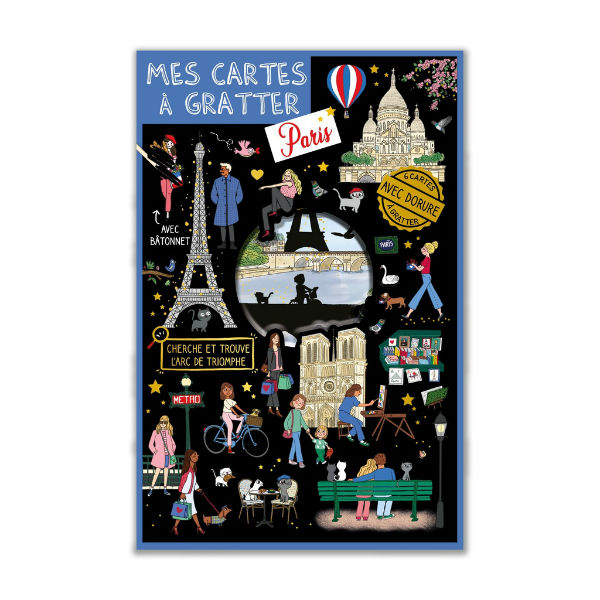 Ref. CARSCRATCH07, Cartes d'Art - Cartes à gratter Paris, marque CARTESDART