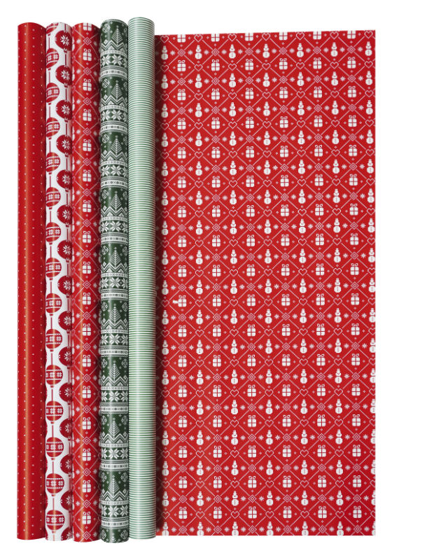 Image de  Rouleau papier papier cadeau alliance 0,70x2m au coin du feu 