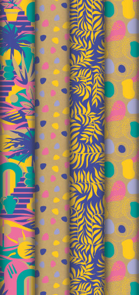 Image de  Rouleau papier cadeau kraft 2x0,70m liwa 