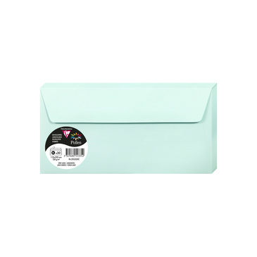 Image de  Paquet de 20 enveloppes Pollen DL vert jade 