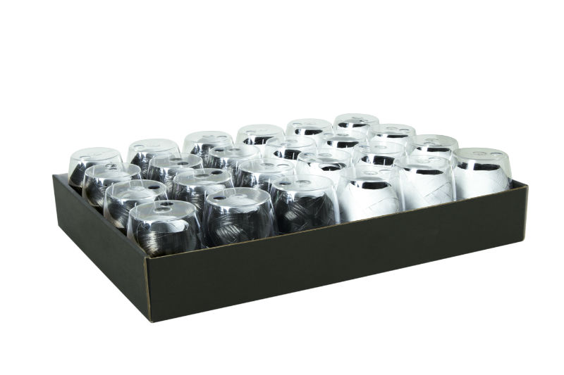 Image de  Bobine bolduc mat 7mm x 10m recto/verso black & white 