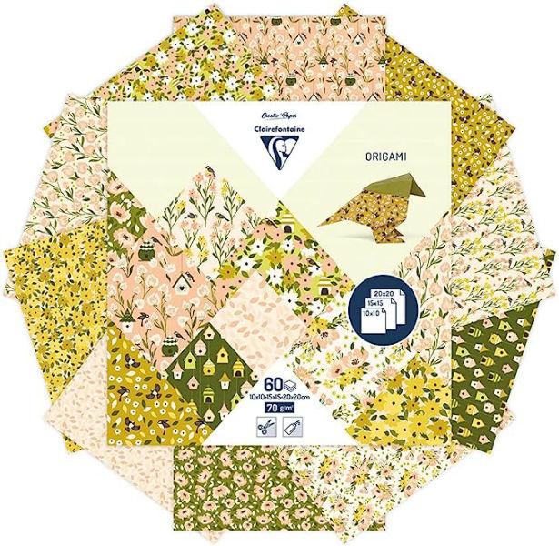 Image de  Poch 60f origami printemps 10x10cm 