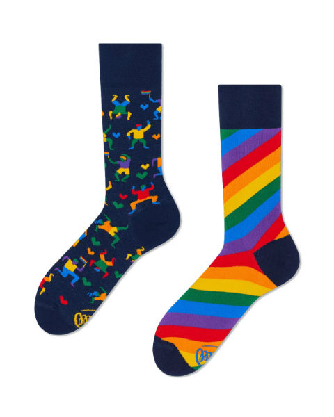 Image de  Chaussettes arc en ciel 43-46 