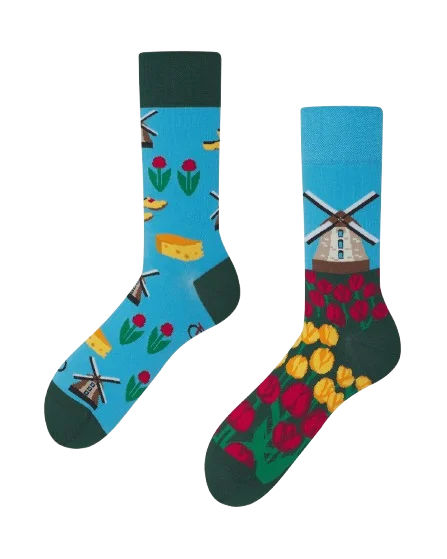 Image de  Chaussettes tulipes Néerlandaises 43-46 