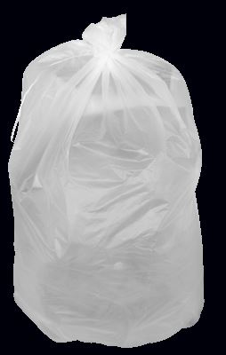 Image de  200 sacs plastiques transparents 110l haute densit 