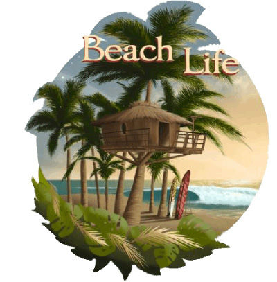 Image de  Puzzle bois collection surf beach Life M 