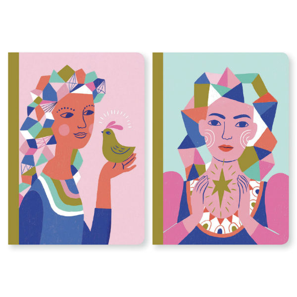 Image de  Lot 2 petits carnets 10,5x15 Sarah 