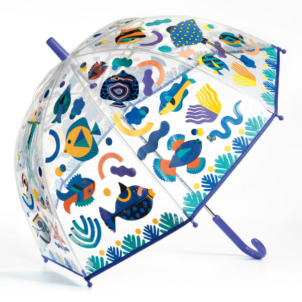 Image de  Parapluie enfant magique poissons 