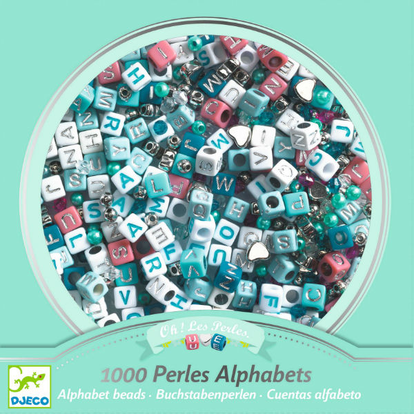 Image de  Perles alphabet argent 
