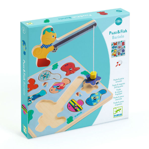 Image de  Puzzle relief puzz & fish bariolo 