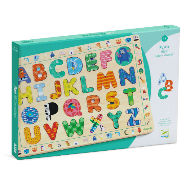 Image de  Puzzle éducatif bois abc 