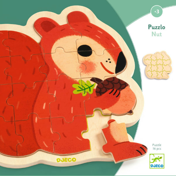 Image de  Puzzle bois 16p puzzlo nut 