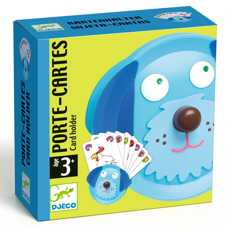 Ref. DJEDJ05059, Porte cartes en forme de chien, marque DJECO
