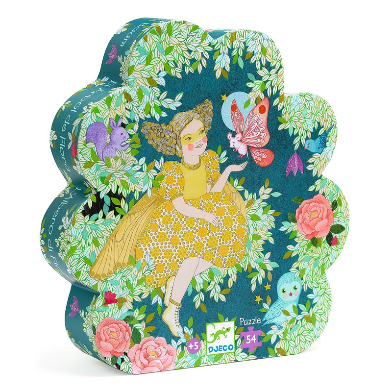 Ref. DJEDJ07292, Puzzle silhouette l'arbre de flora 54pcs, marque DJECO