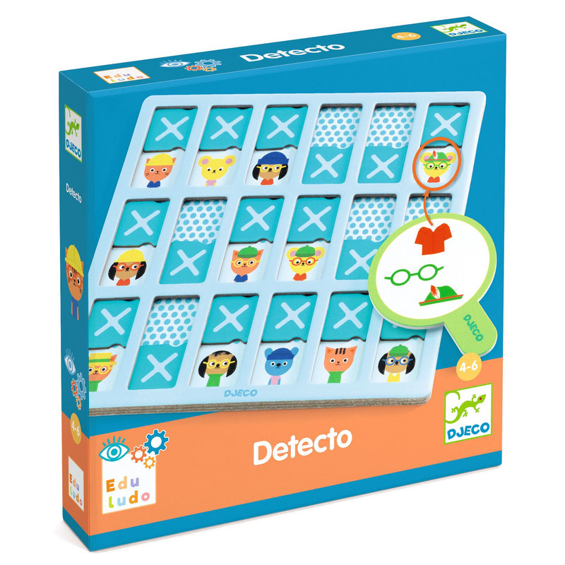 Ref. DJEDJ08279, Jeu éducatif eduludo detecto, marque DJECO