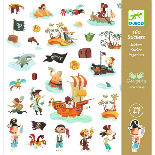 Image de  Pochette Stickers Pirates 