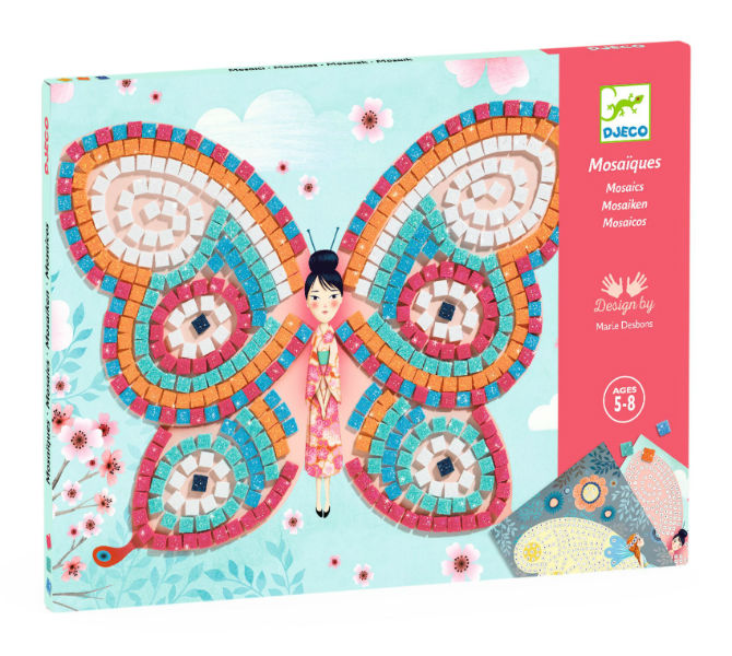 Image de  Pochette mosaiques papillons 