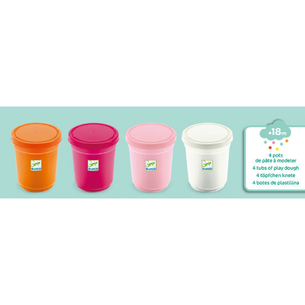 Image de  4 pots de pate a modeler sweet 