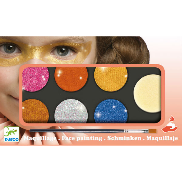 Image de  Palette maquillage 6 couleurs effet metal nd16 