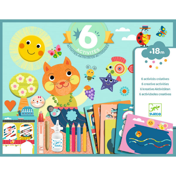 Image de  Coffret multi activités le chat et ses amis 