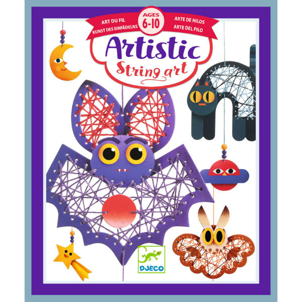 Image de  Artistic string art la nuit 