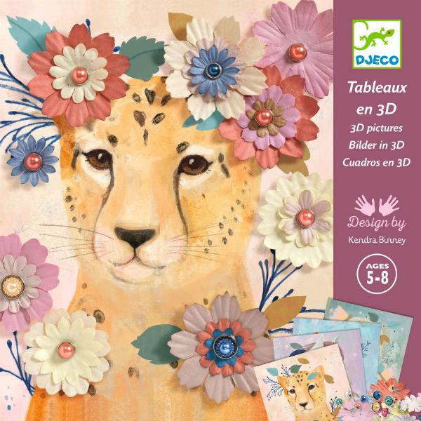 Image de  Papier créatif couronnes de fleurs 
