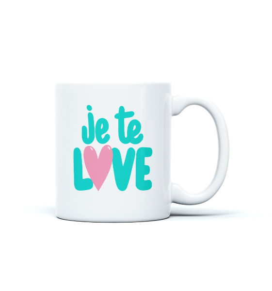 Image de  Mug Stan je te love bleu 